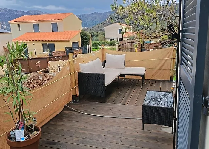 Maison De Entre Et Montagne Corse 度假居 卡伦扎纳